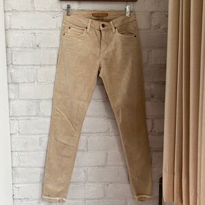 JOE'S JEAN  Skinny Ankle Jeans. Markie. Dust dye colors. Raw hem
